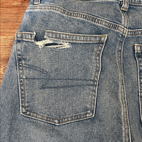 American Eagle Highest Rise Baggy Straight Jeans Women's Size 6 - Picture 7 of 7